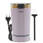 Moulin lectrique pour caf, pices ou fruits 150w lames acier couleur: violet fonc