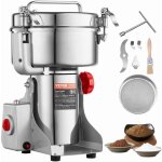 Moulin a epices electrique 2000 g, broyeur a grains commercial 3400 w a haute vitesse, moulin a farine ...