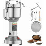 Moulin a epices electrique 750 g, broyeur a grains commercial 2000 w haute vitesse, moulin a farine en ...