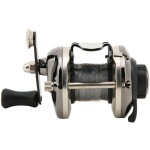 Moulinet de p�che sur glace portable avec petit plateau et ligne - noir