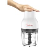 Moulinex ? hachoir �lectrique 300w ? bol plastique 0, 4l ? 4 lames inox pour hachage rapide ? compact ...