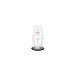 Mini hachoir moulinex moulinette dj305110 compact 0, 6 l blanc