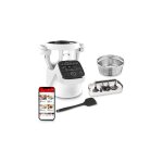 Robot cuiseur multifonctions moulinex companion xl hf80db10 1550 w blanc