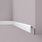 Nmc - cf1 wallstyl surplinthes polystyr�ne hd no�l & marquet 110 x 22 x 2000 - 1 pi�ce