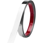Moulures murales autocollantes argent�es en acier inoxydable - 5 m x 1 cm - baguette et b�ton en acier ...