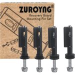 Mounting pins compatible with maxtrax mkii recovery / traction boards, lockable theftproof safety mounting ...