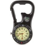 Mousqueton d'escalade montre lumineuse boucle de suspension boussole ouvre - bouteille affichage analogique ...