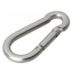 Mousqueton inox 6x60mm