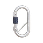 Mousqueton verrouillage  vis avec barrette de suret - acier - 17 mm - fa5010217
