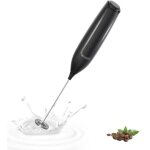 Mousseur � lait �lectrique, mini mixeur en acier inoxydable, moteur super puissant, adapt� au caf� / ...