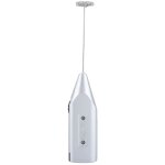 Mousseur  lait lectrique portatif, mini agitateur  main,  piles, mlangeur de boissons en acier inoxydable ...