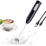Mousseur  lait electrique, mousseur  lait rechargeable, mlangeur electrique avec rglable en 3 vitesses ...