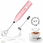 Zvd - mousseur  lait portatif - mlangeur  fouet rechargeable pour caf - pochoirs artistiques - cappuccino, ...