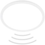 Move led plafonnier avec d�tecteur de mouvement ip44, d�tecteur de mouvement, lumi�re indirecte, port�e ...