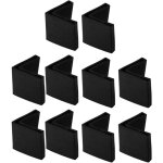 Mowze - 10pcs casquette pieds chaise angle fer forme l patin meuble table embout capouchon cornire protection ...