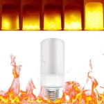 Mowze - ampoule led  flamme e27 lampe led vacillante clairage de nol pour maison jardin bar fte mariage ...