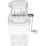 Broyeur  glace  manivelle home - x, machine  glaons, broyeur  glace transparent pour usage domestique ...