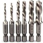 Mowze - foret taraudeur, jeu de taraud filetage m�trique taraudage m3 m4 m5 m6 m8 m10 coffret forets ...