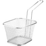 Mowze - paniers  frites, 1 mini panier  outils en acier inoxydable avec poigne pour frites, frites, ...