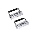 Poignes de caisse pliantes, 2 pices acier inoxydable poigne de traction poigne pliante  ressort ...