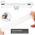 Mowze - tendeur de drap de lit rglable 8 pices, tendeur de drap avec clips mtalliques tendeur de drap ...