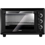Mpe - 28 / t four lectrique  convection de 28 l, 6 modes de chauffage, minuterie 1500w noir - mpm