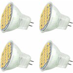 Aougo - mr11 gu4 12v led 3w blanc chaud 3000k, 350lm, 120 35mm mr11 30w halogne quivalent, ac dc 24v ...