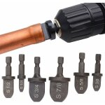 Msbd 6 pi�ces tube expander roulement en acier hex handle air conditioner tuyau de cuivre outil d'emboutissage ...