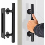 Msbd - poign�e de porte coulissante avec accessoires de montage - pour portes de grange et diverses portes ...