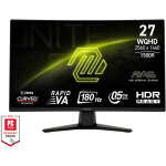 Msi mag 274cqf �cran plat de pc 68, 6 cm (27 ) 2560 x 1440 pixels wide quad hd noir
