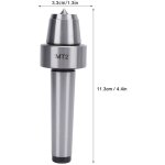 Mt2 live center tasse et tour � pointe live contre - pointe center avec tour en acier inoxydable live ...