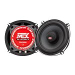 Mtx tx650c haut - parleurs voiture coaxiaux 13cm 2 voies 80w rms 4o ch�ssis alu tweeters n�odyme d�me ...