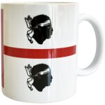 Mug en c�ramique drapeau de la sardaigne