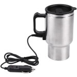 Jeffergarden mug lectrique voiture 12v 450ml tasse de chauffage de voyage en acier inoxydable tasse ...