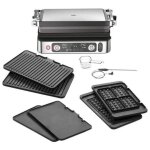 Multigrill 9 cg 9167, gril de gril de contact, gaufriers plats et à capteur de température, positions ... Multigrill 9 cg 9167, gril de gril de contact, gaufriers plats et à capteur de température, positions ...