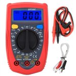 Multim�tre de poche dt33c, voltm�tre num�rique portable en plastique � grand �cran, outils d'�lectricien ...