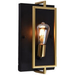 Mur de meubles industriels de style industriel de style mur - lampe en m�tal attaque e27 bronze noire ...