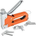 Murale 3 en 1 - agrafeuse agrafeuse tapissier bois cloueuse multifonctionnelle avec 600 agrafeuse compatible ...