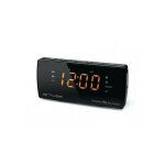Muse - m 185 cr r�veil radio - double - num�rique - noir - sauvegarde par pile(s)