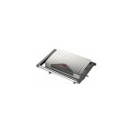 Appareil  sandwich plat en acier inoxydable 750w - plaque suprieure inclinable - pression uniforme ...