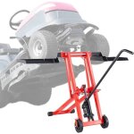 Mw tools - cric l�ve tondeuse 225 kg - pompe hydraulique - hauteur de levage 600 mm hbg225