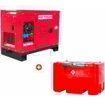 Mw tools - groupe lectrogne diesel 10kw + station de ravitaillement 440l dg100epack2
