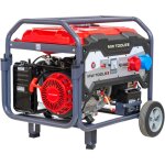 Mw tools - groupe �lectrog�ne essence 9 kw 3x400 v et 230 v - d�marrage �lectrique et r�servoir de 25 ...