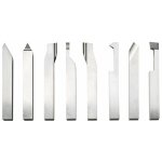 Jeu de 8 outils de tour hss 10 x 10 mm mw tools dbs0810