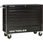 Mw tools - servante d'atelier 7 tiroirs noire extra large 1135 mm avec verrouillage intgr dans la poigne ...