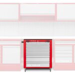 Mw tools - servante à outils compacte 7 tiroirs idéal pour établis praco gw207pr Mw tools - servante à outils compacte 7 tiroirs idéal pour établis praco gw207pr