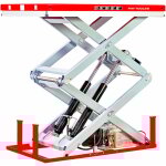 Table �l�vatrice � ciseaux d'une hauteur de 1780mm et d'une capacit� de 1000kg mw tools tpsl1180