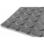 Mw tools - tapis caoutchouc pastille 10m x 1, 2m x 3mm gris rrng1200
