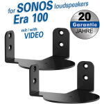 My wall - hs46l support mural pour haut - parleur noir 2 pc(s)