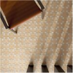 Carrelage gr�s c�rame effet rustique al andalus cabochon canvas - brillant / poli - bo�te de 0. 13 m2 ...